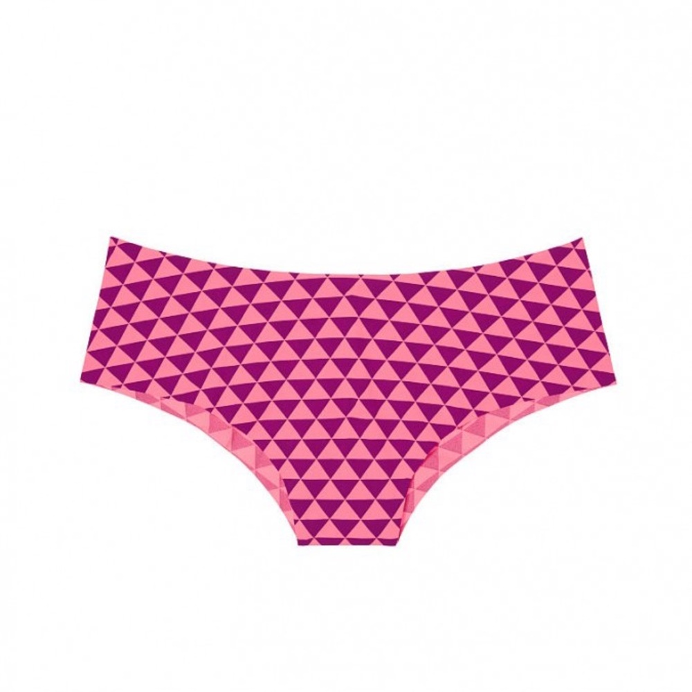 Victoria’s Secret Pink Cheekster Panty Pink Maroon Purple S